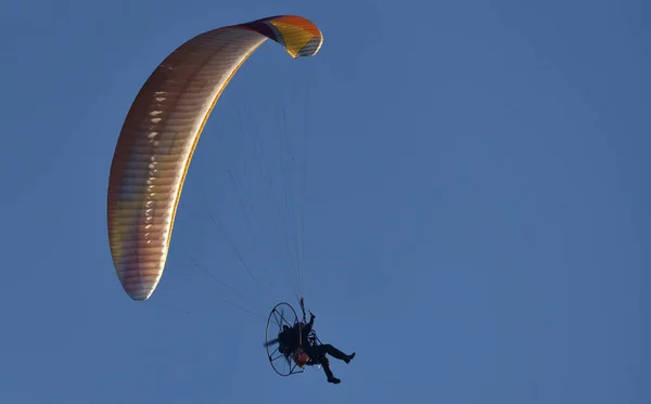 Paraglider Navigatie Training Voor Wedstrijd — Stockfoto