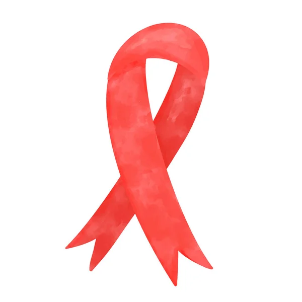 Pinkfarbenes Band Von Hand Gezeichnet Emblem Des Brustkrebsbewusstseins Isoliert Auf — Stockvektor