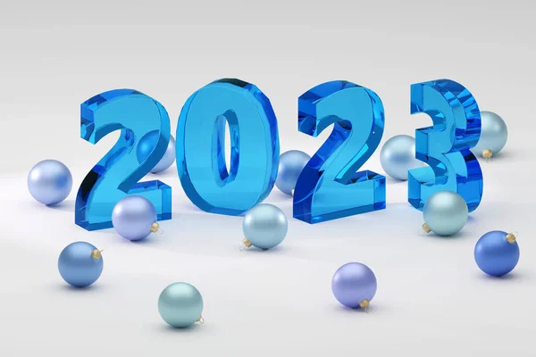 Bonne Année 2024 Numéros D'or 3d Avec Décoration De Noël Dorée Et Confettis  Sur Fond Sombre Conception De Carte De Voeux De Vacances