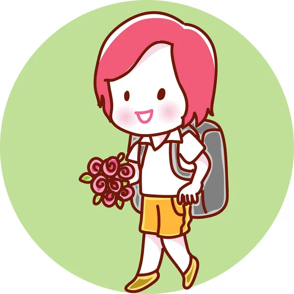 Vektör şirin çizgi film yüzü çiziyor