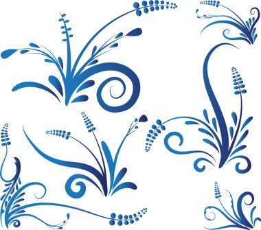 vektör çizim bitkisi dizaynı