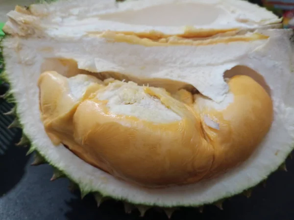 Malásia Frutas Amarelo Gostoso Durian — Fotografia de Stock