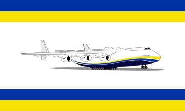  Dünyadaki en büyük uçak An-225 Mriya. Uçak Rus birlikleri tarafından yok edildi..