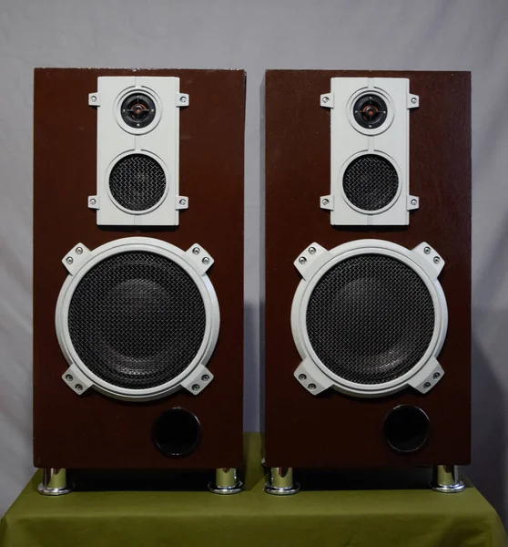 Music Speakers Vintage Speakers Vintage Speakers — стоковое фото