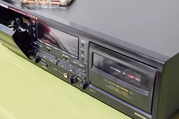 Cassette Deck Pioneer W505R Een Cassette Dek Buitenkant — Stockfoto