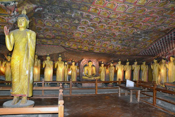 Sri Lanka Świątynia Złota Dambulla Świątynia Jaskini — Zdjęcie stockowe