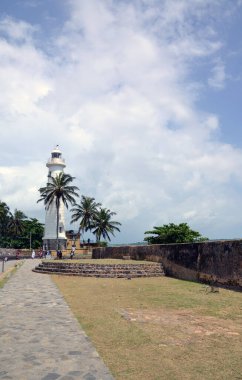 Sri Lanka, granit kaledeki deniz feneri Galle