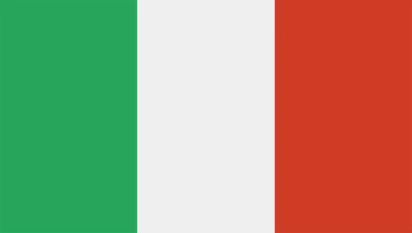 Icon Nationan Flag Italy — Stockvektor