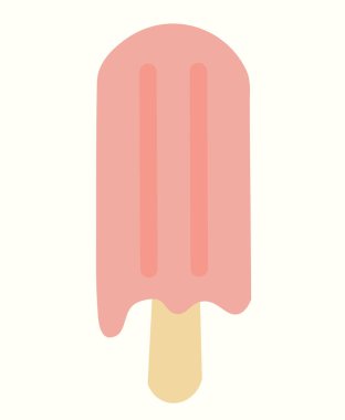 Flat design vector of a popsicle ice cream