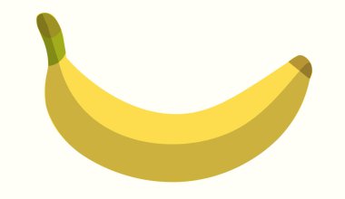 Muz parçasının vektör illüstrasyonu. 