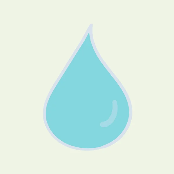 Vector Illustration Water Droplet — Stock vektor