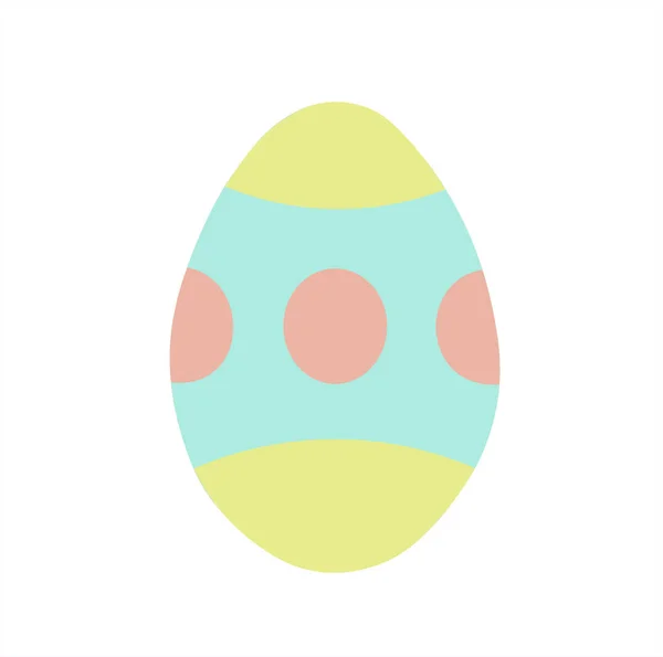 Flat Design Vector Illustration Easter Egg — Stockvektor