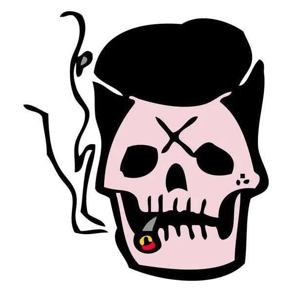 sigara içen kafatası