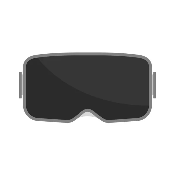 Glasses Headset Virtual Reality Helmet Vector Stock Illustration Isolated Eps10 — ストックベクタ
