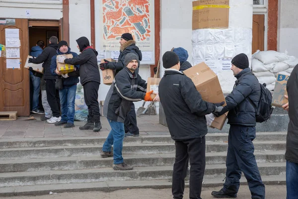Dnipro, Ukrayna 'daki Mülteciler İçin İnsani Kriz Merkezi