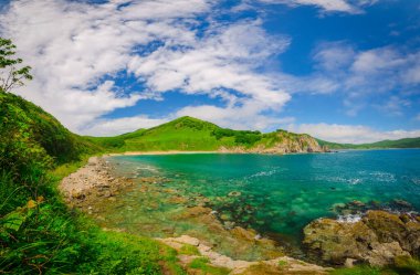 Pacific Coast, hot summer