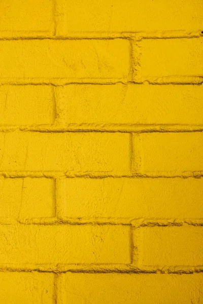 Geel Bakstenen Muur Behang — Stockfoto
