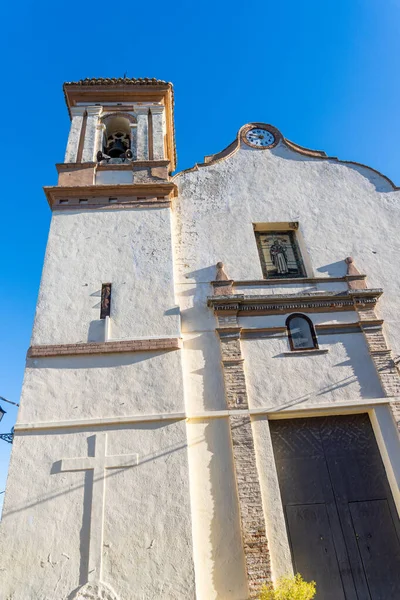 Church Bell Tower Blue Sky Terrateig Valencia Spain — Stock Photo, Image