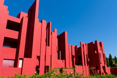 Calpe, İspanya - 19 Temmuz 2021: Mimar Ricardo Bofill 'in 