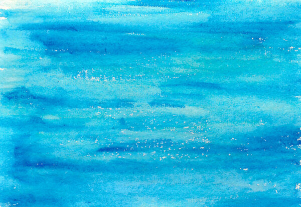 Deep blue watercolor background. Abstract illustration. Suitable for invitations, texts, typography, social networks, websites, banners 