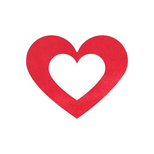 Corazón Ilustración Acuarela Color Vibrante Adecuado Para Tipografía Estampados Del — Foto de Stock