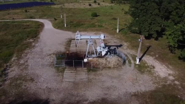 Oil Extraction Well Forest — Vídeos de Stock