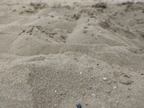 Fine Gray Beach Sand — стоковое фото
