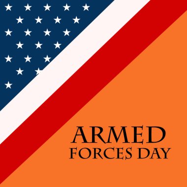 Silahlı Kuvvetler günü vektör çizim.
