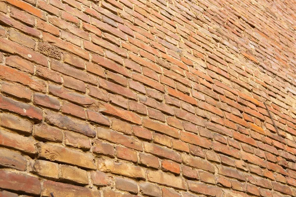 Mauer Mit Roten Ziegeln Alte Backsteinmauer Hintergrund Grunge Backstein Hintergrund — Stockfoto