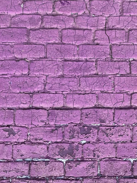 Wall Purple Bricks Old Brick Wall Background Grunge Brick Background — Stock Photo, Image