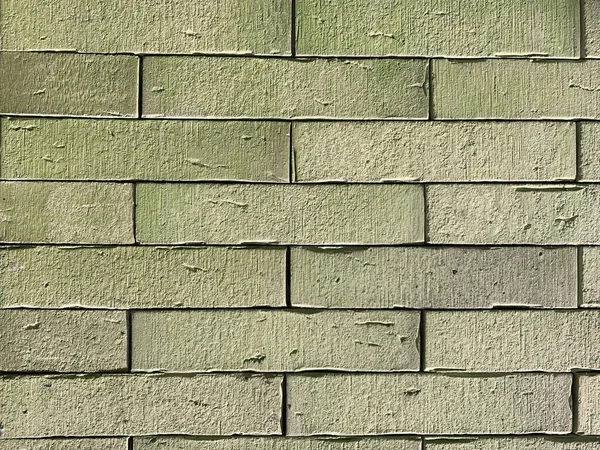 Wall Green Bricks Old Brick Wall Background Grunge Brick Background — Stock Photo, Image