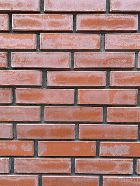 Wall Red Bricks Old Brick Wall Background Grunge Brick Background — стоковое фото