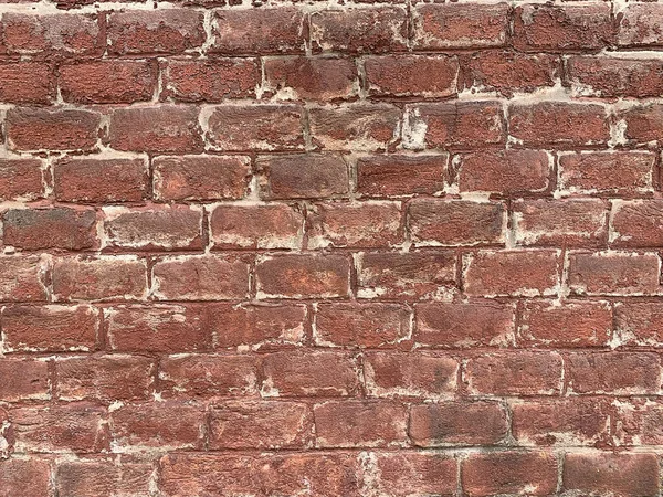 Mauer Mit Roten Ziegeln Alte Backsteinmauer Hintergrund Grunge Backstein Hintergrund — Stockfoto
