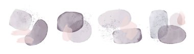 Abstract watercolor art. contemporary decoration for background decoration. modern hand drawn artwork. vector graphic element