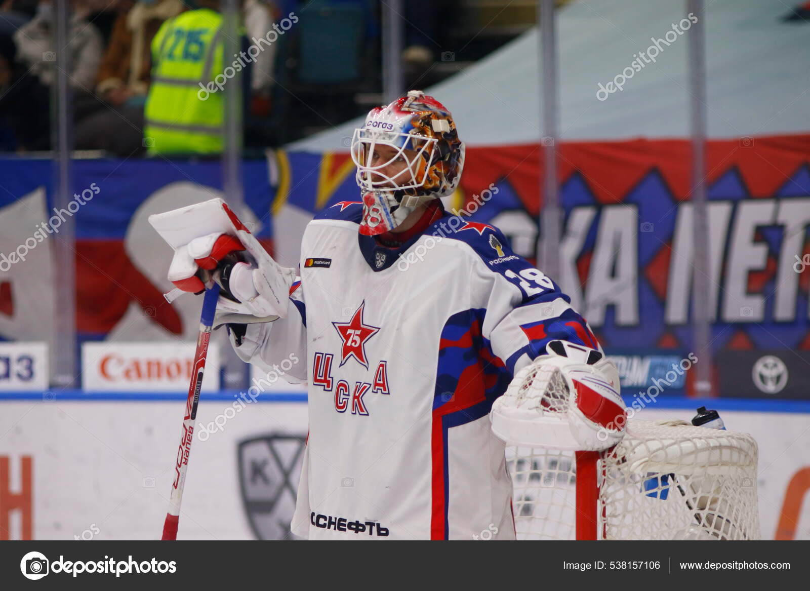 Ivan Fedotov Cska Moscow Seen Action 2021 Khl Regular Season.