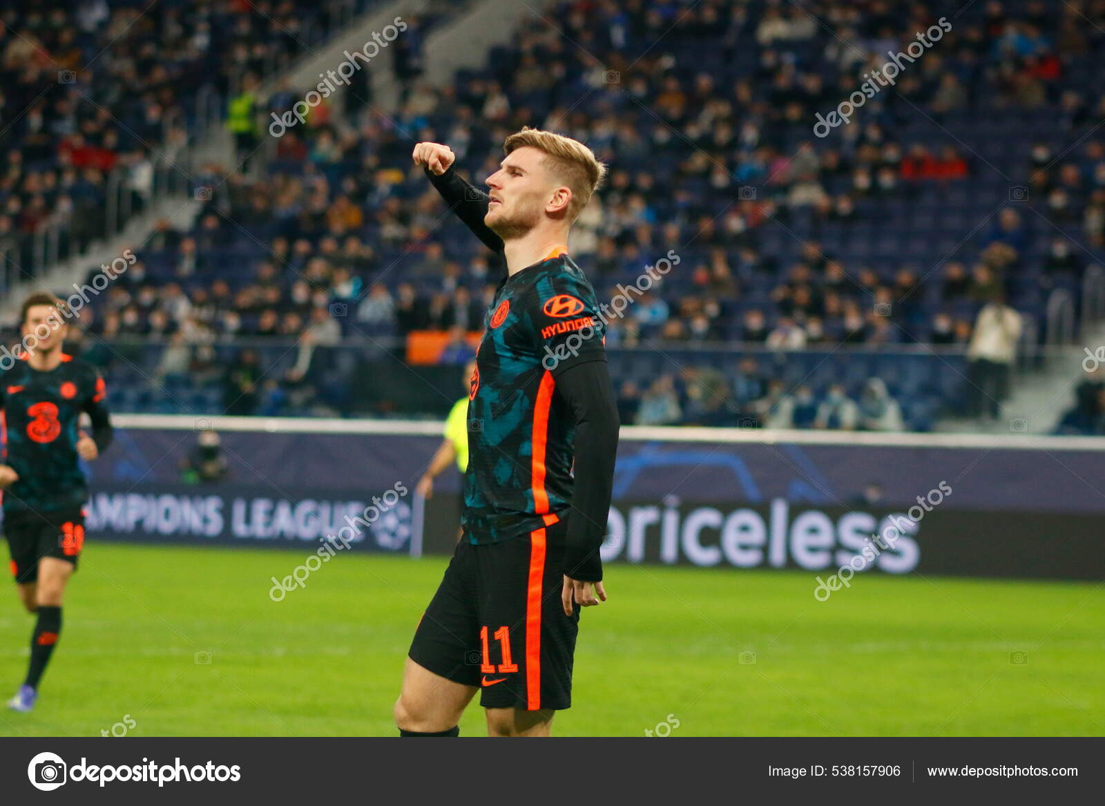 Saint Petersburg Russia December 2021 Football Uefa Champions.