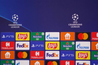 Saint Petersburg, Rusya - 7 Aralık 2021: Futbol, UEFA Şampiyonlar Ligi. H. Zenit grubu Chelsea 'ye karşı, açık antrenman. Futbol kulübünün oyuncusu.