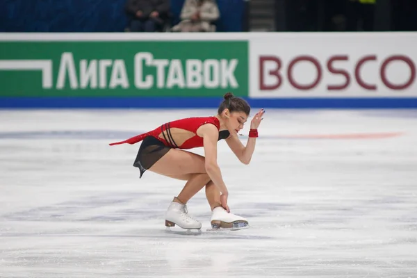 상트페테르부르크 러시아 2021 러시아 스케이팅 2022 스케이트 Sofia Samodurova — 스톡 사진