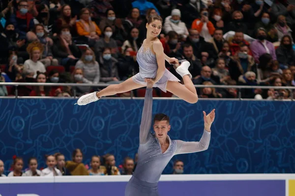 San Petersburgo Rusia Diciembre 2021 Nacionales Rusos 2022 Patinaje Artístico — Foto de Stock