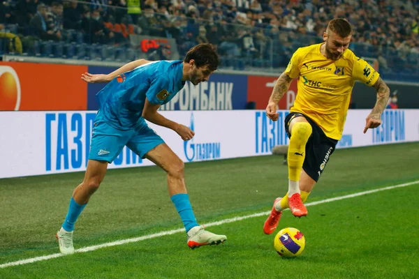 São Petersburgo Rússia Dezembro 2021 Futebol Premier League2021 2022 Zenit — Fotografia de Stock