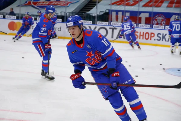 Saint Petersburg Russia December 2021 Hockey Khl 2021 Khl Ska — 图库照片