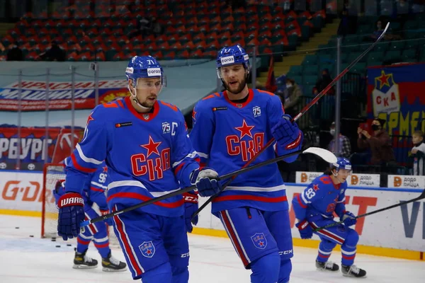 Petrohrad Rusko Prosince 2021 Hokej Khl 2021 Khl Ska Dinamo — Stock fotografie