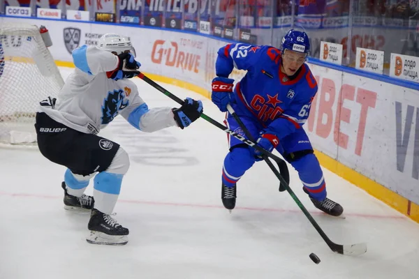 San Petersburgo Rusia Diciembre 2021 Hockey Khl 2021 Khl Ska — Foto de Stock