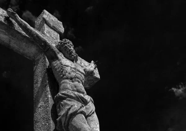 Kamienna Statua Jezusa — Zdjęcie stockowe