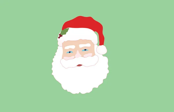 Vector Illustration Santa Claus Merry Christmas — Stock Vector