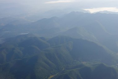 Şehir manzarası havadan görünüyor