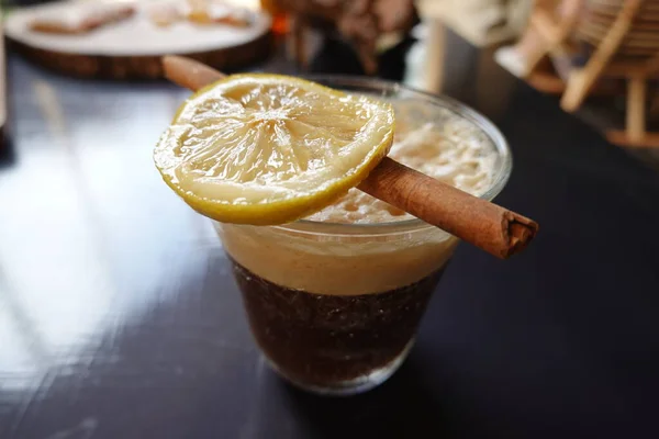 Ice Espresso Mixed Yuzu Orange — Φωτογραφία Αρχείου