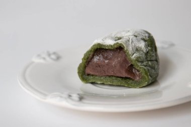 Geleneksel Japon Pan Pastası, Matcha Dorayaki, Yeşil Çay Pan Keki ve Tatlı Azuki (Kırmızı Fasulye) Yapıştırıcısı