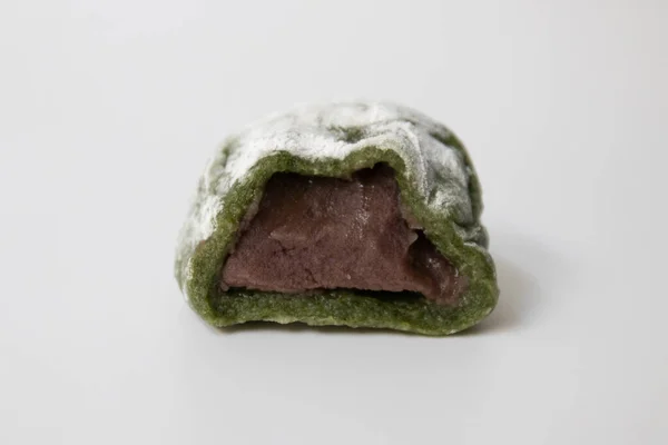 Tradycyjne Japońskie Ciasto Pan Matcha Dorayaki Zielona Herbata Pan Ciasto — Zdjęcie stockowe