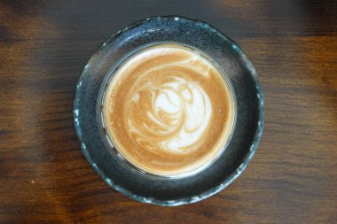 Kahve molası için Latte kahve